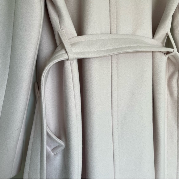 Ted Baker long wrap coat, size 3, pink blush, midi length - Picture 3 of 7